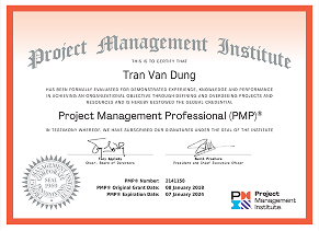 PMP Certificate